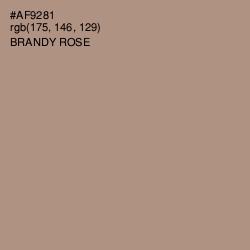 #AF9281 - Brandy Rose Color Image